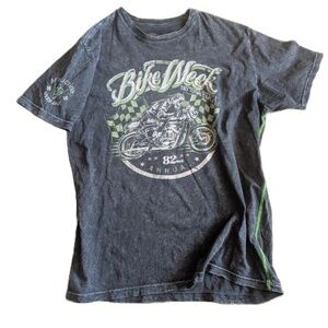 affliction 82nd daytona beach bike week tshirt 2xl well worn cotton